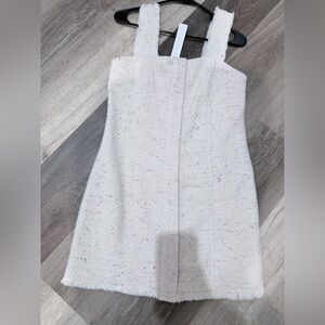 House of Harlow 1960 Cream colors Tweed Midi Dress